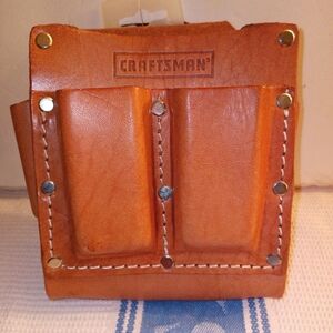 Craftsman Leather Tool Belt Pouch Vaquero Ranchero Herramienta Cowboy Western